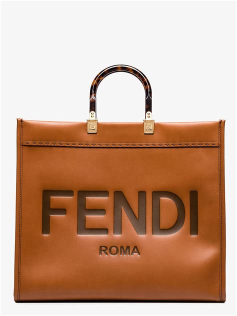 fendi small sunshine|fendi sunshine shopper tote.